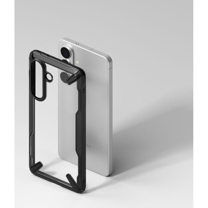 Telefono dėklas Ringke Samsung Galaxy S26+, juodas ir skaidrus