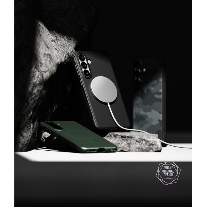 Ringke Onyx MagSafe telefono dėklas Samsung Galaxy S26+, juodas