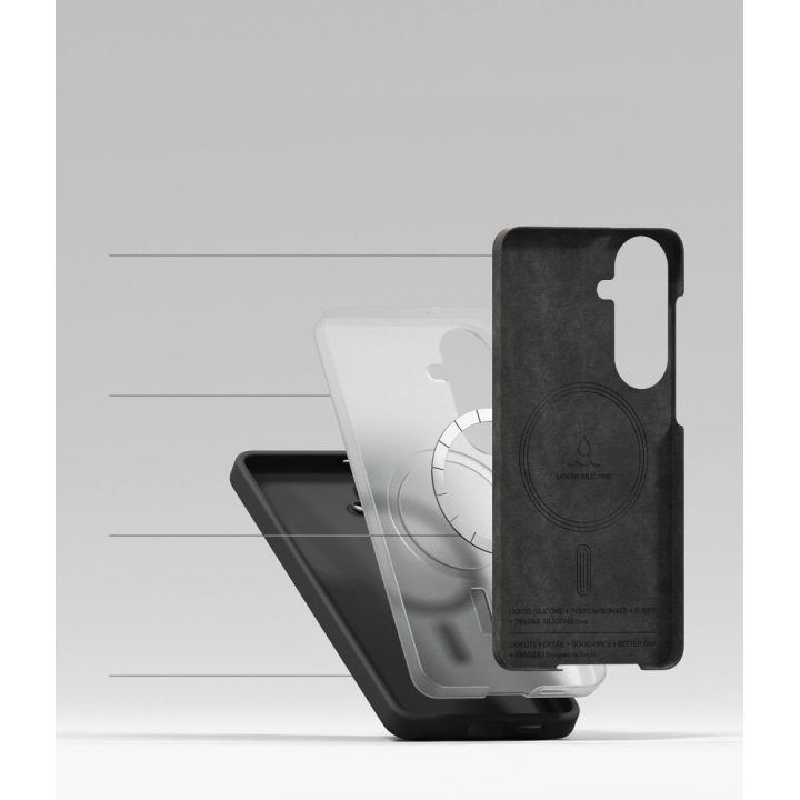 Telefono dėklas Samsung Galaxy S26+, juodas Ringke