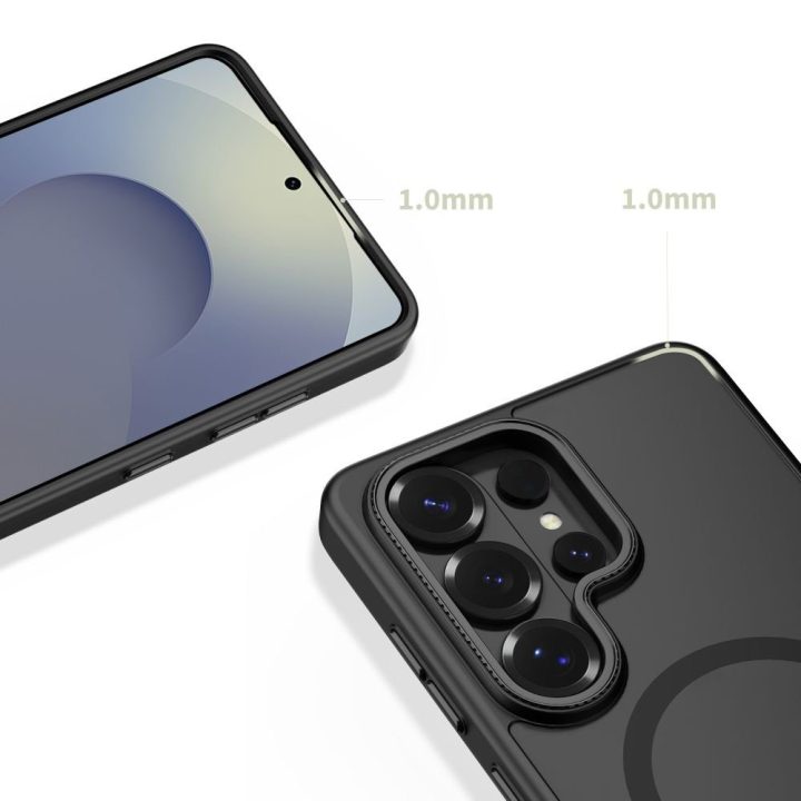 Telefono dėklas Samsung Galaxy S26 Ultra, matinė juoda