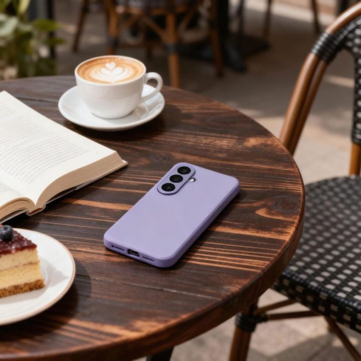 Telefono dėklas Samsung Galaxy S26+, violetinė
