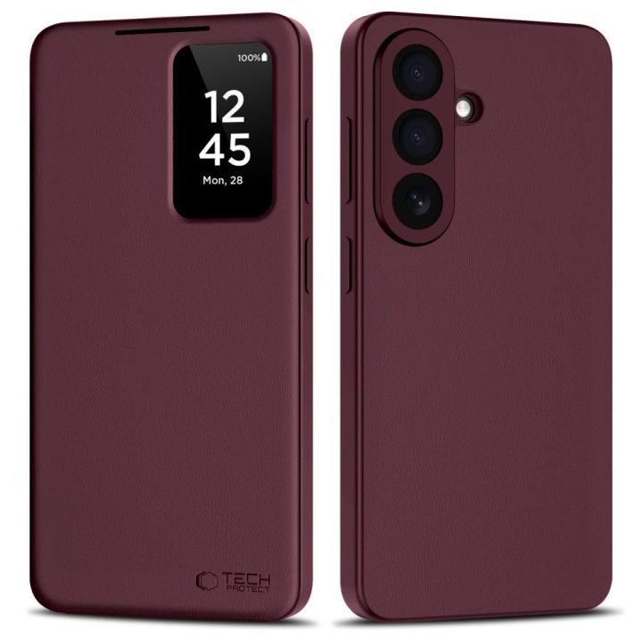 telefono dėklas Samsung Galaxy S26, tamsiai raudona