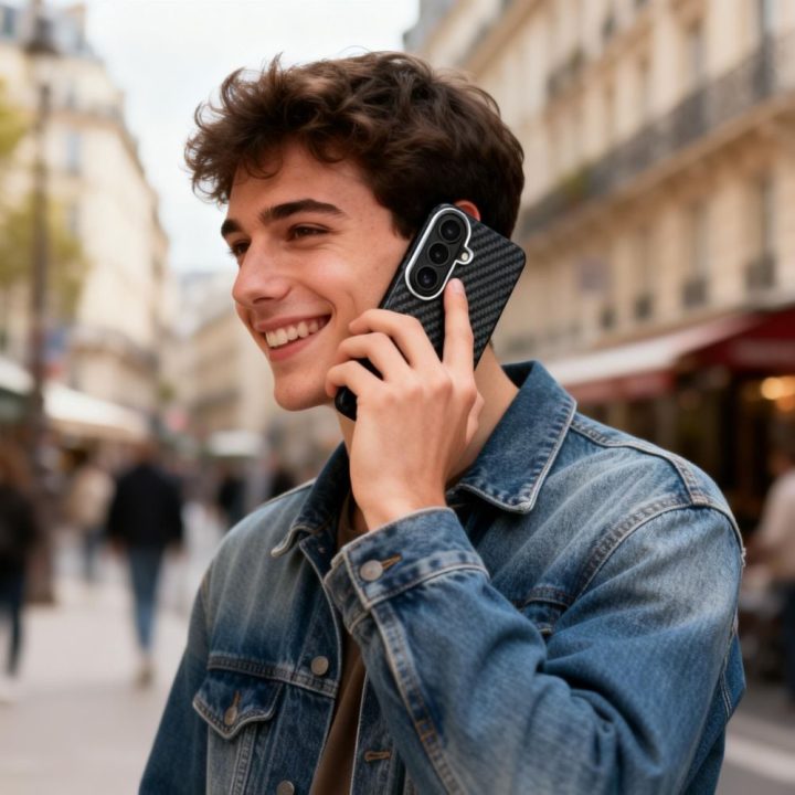 Telefono dėklas Samsung Galaxy S26, juodas ir sidabrinis