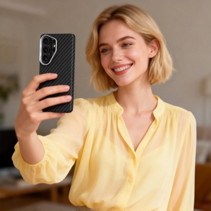 Telefono dėklas Samsung Galaxy S26 Ultra, juodas ir sidabrinis