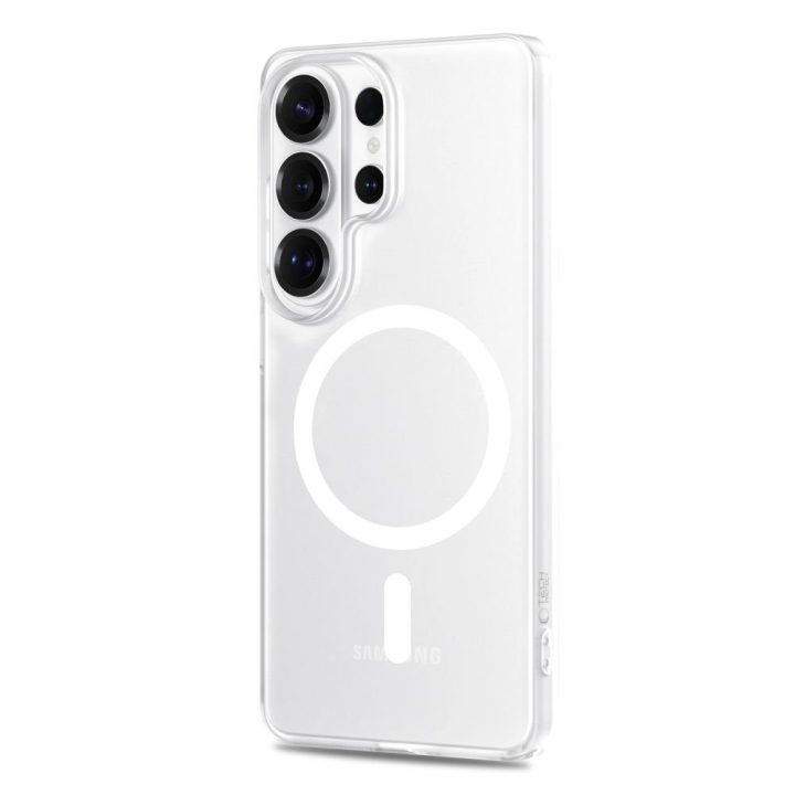 Telefono dėklas Samsung Galaxy S26 Ultra MagSafe, matinė balta,