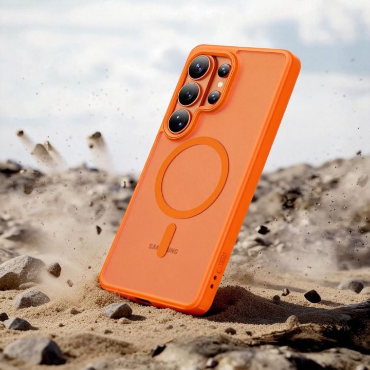 Telefono dėklas Samsung Galaxy S26 Ultra, oranžinis