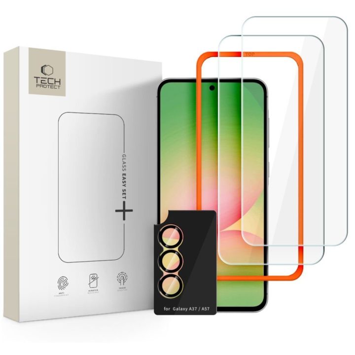 Grūdintų stiklų rinkinys 3 vnt. Samsung Galaxy A57 5G