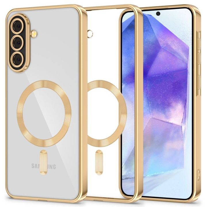 Telefono dėklas Samsung Galaxy A57 5G, auksinis