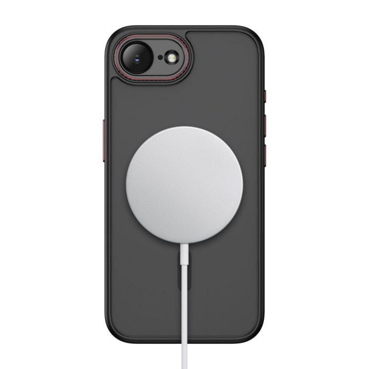 Telefono dėklas MagCam MagSafe iPhone 16E/17E, skaidrus
