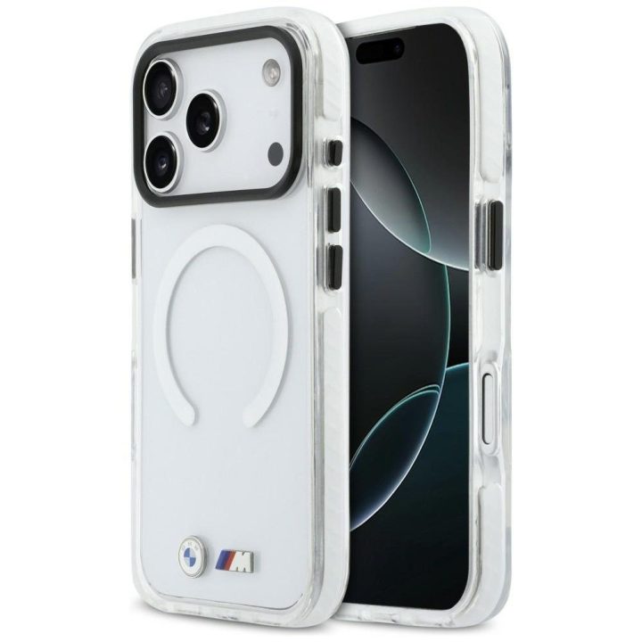 Telefono dėklas iPhone 17 Pro, skaidrus, BMW