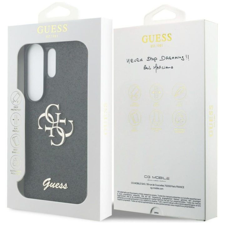 Telefono dėklas Samsung Galaxy S26 Ultra, juodas Guess