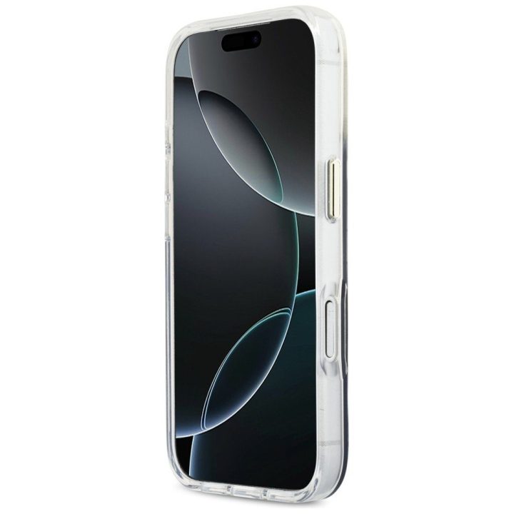 Telefono dėklas MagSafe iPhone 17 Pro, juodas Guess