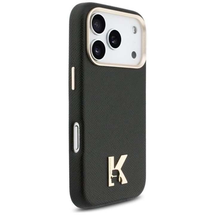 Telefono dėklas MagSafe iPhone 17 Pro, juodas Karl Lagerfeld