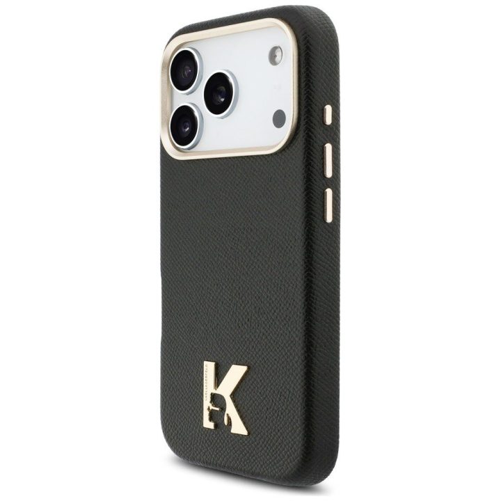 Telefono dėklas MagSafe iPhone 17 Pro, juodas Karl Lagerfeld