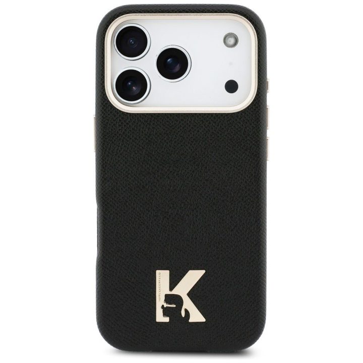 Telefono dėklas MagSafe iPhone 17 Pro, juodas Karl Lagerfeld