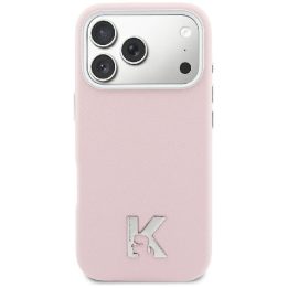 Telefono dėklas iPhone 17, suderinamas su MagSafe, rožinis Karl Lagerfeld