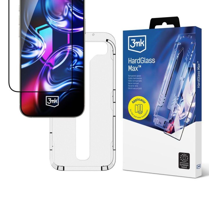 Telefono apsauginis grūdintas stiklas iPhone 12 Pro Max, 3mk Hardglass Max
