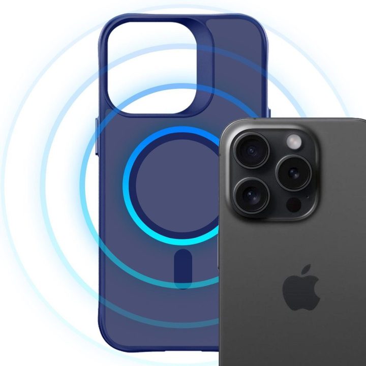 Telefono dėklas iPhone 16 Pro, mėlynas 3mk