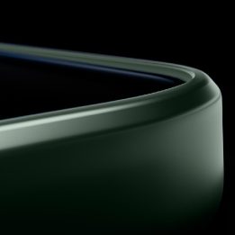 Telefono dėklas 3mk iPhone 16, žalias permatomas