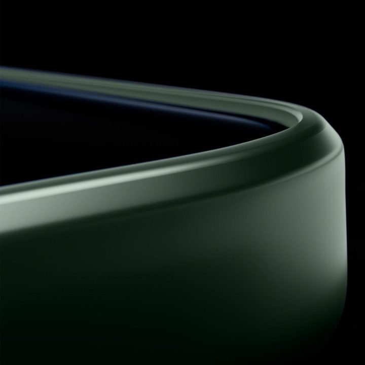 Telefono dėklas 3mk iPhone 16, žalias permatomas