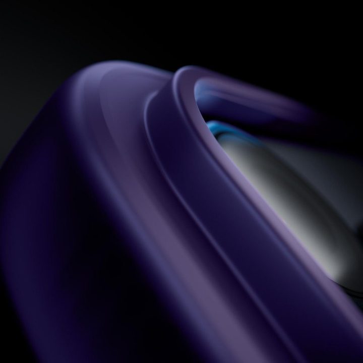 Telefono dėklas iPhone 16 Pro Max, violetinis permatomas 3mk