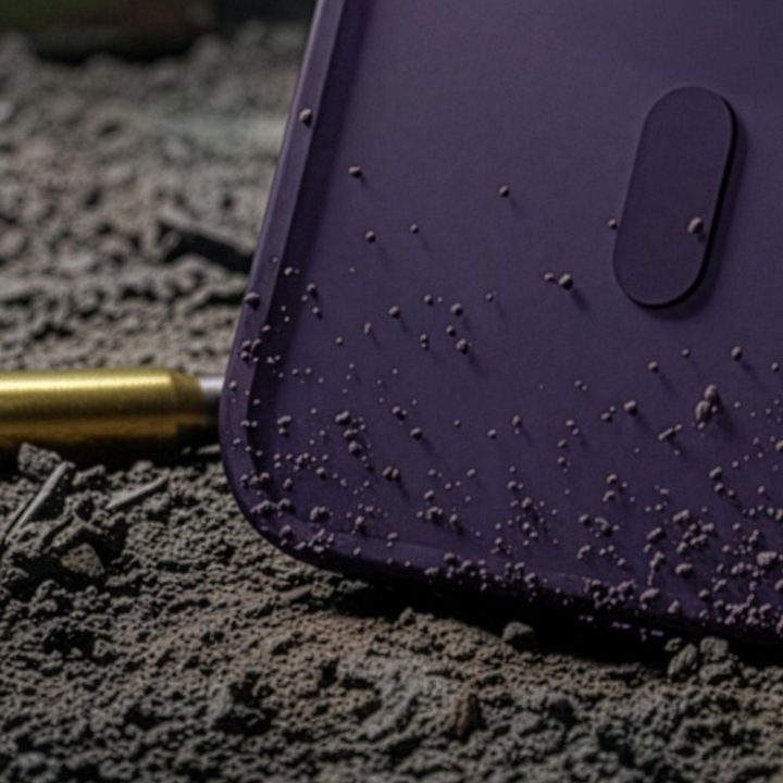 Telefono dėklas iPhone 16 Pro Max, violetinis permatomas 3mk