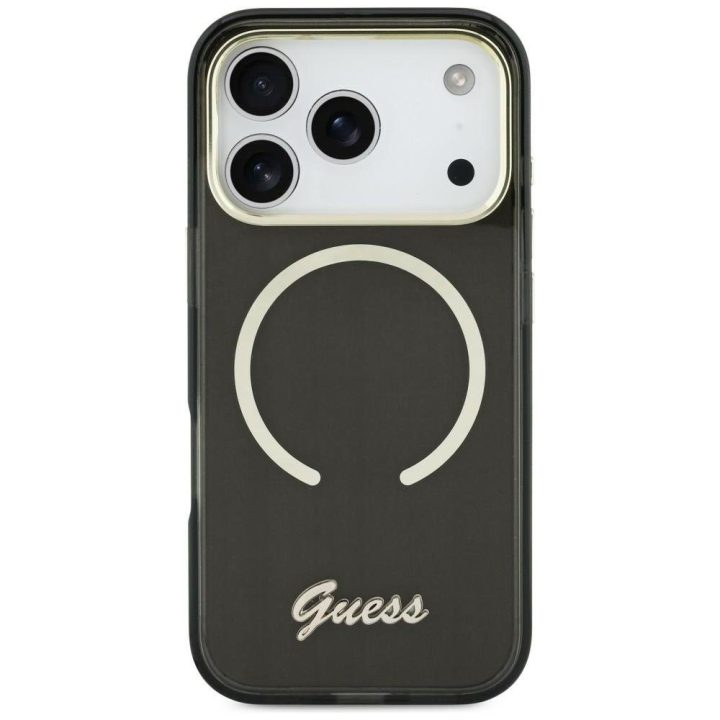 Telefono dėklas iPhone 17 juodas Guess