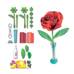 Kūrybinis rinkinys Mini Flower Factory, 2 popierinės rožės Clementoni