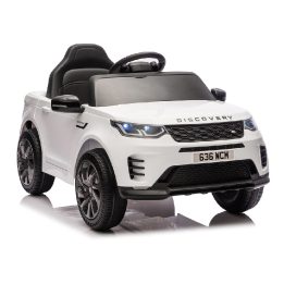 Vaikiškas elektrinis automobilis Land Rover, baltas