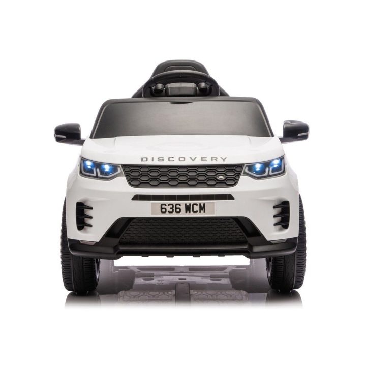 Vaikiškas elektrinis automobilis Land Rover, baltas