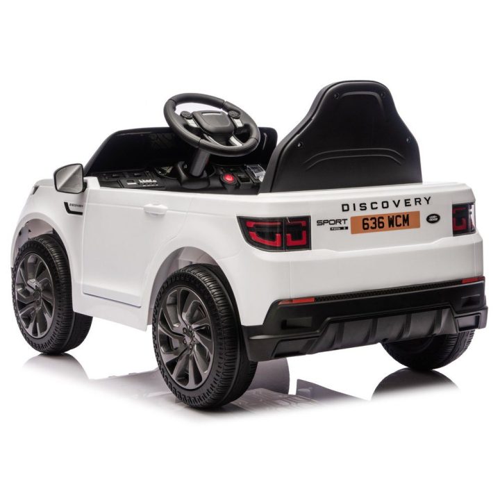 Vaikiškas elektrinis automobilis Land Rover, baltas