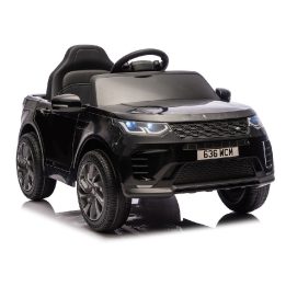 Vaikiškas elektromobilis juodas Land Rover Discovery