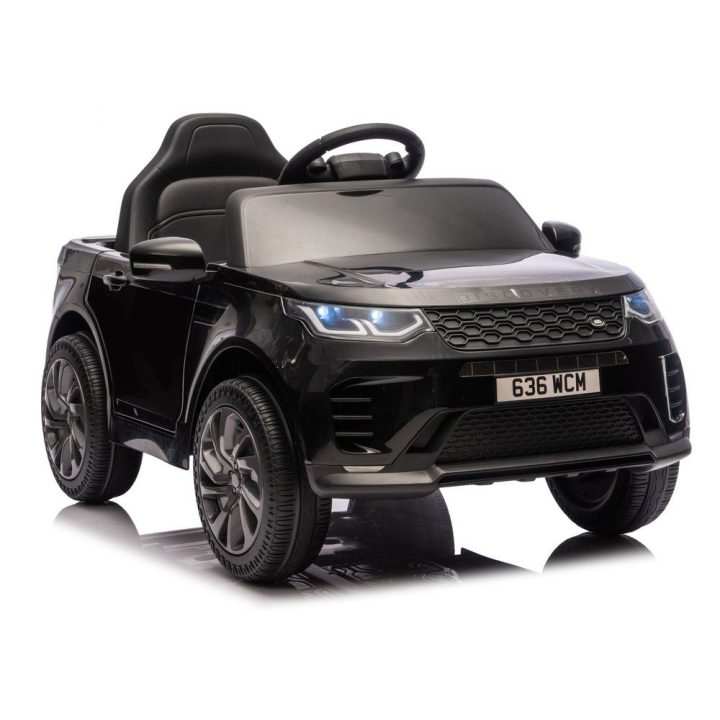 Vaikiškas elektromobilis juodas Land Rover Discovery