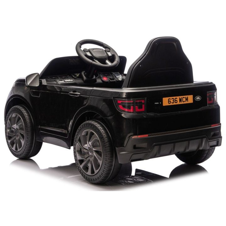 Vaikiškas elektromobilis juodas Land Rover Discovery
