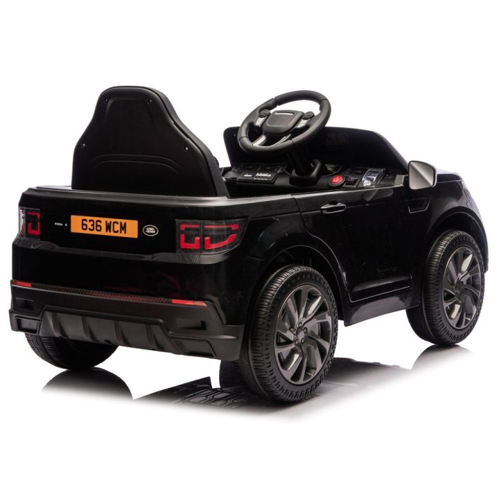 Vaikiškas elektromobilis juodas Land Rover Discovery