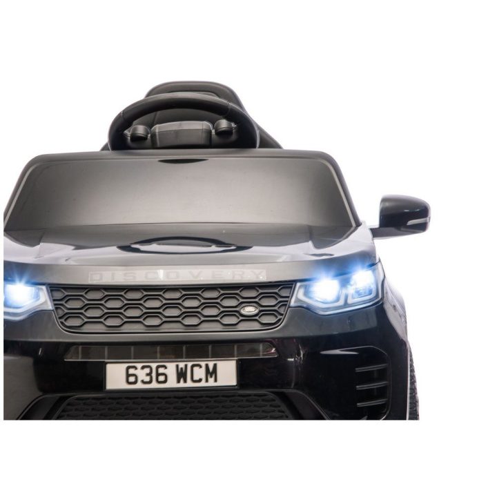 Vaikiškas elektromobilis juodas Land Rover Discovery