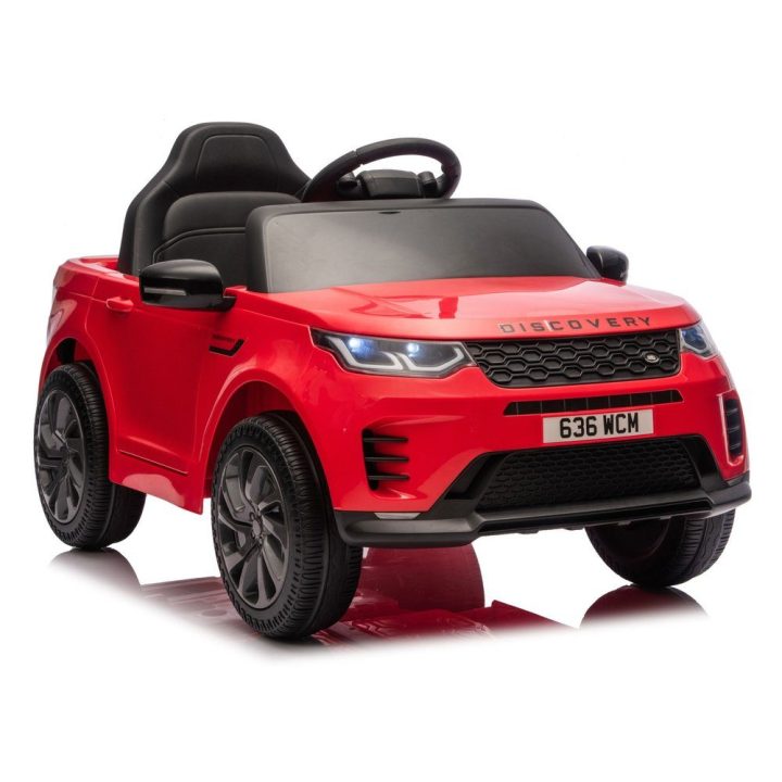 Elektrinis automobilis Land Rover Discovery, raudonas