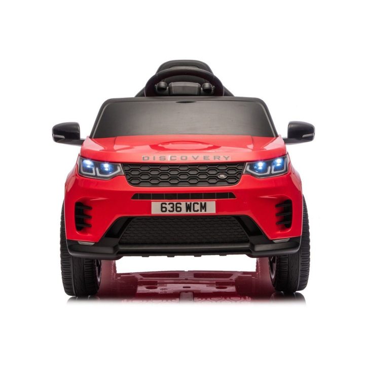 Elektrinis automobilis Land Rover Discovery, raudonas