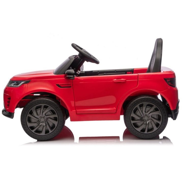 Elektrinis automobilis Land Rover Discovery, raudonas