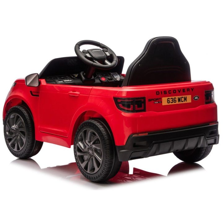 Elektrinis automobilis Land Rover Discovery, raudonas