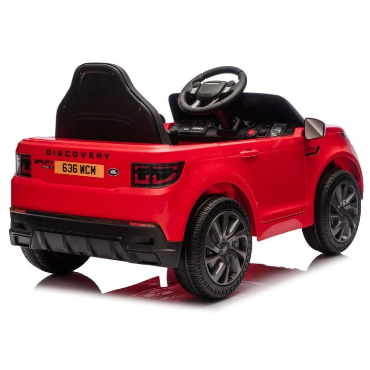 Elektrinis automobilis Land Rover Discovery, raudonas