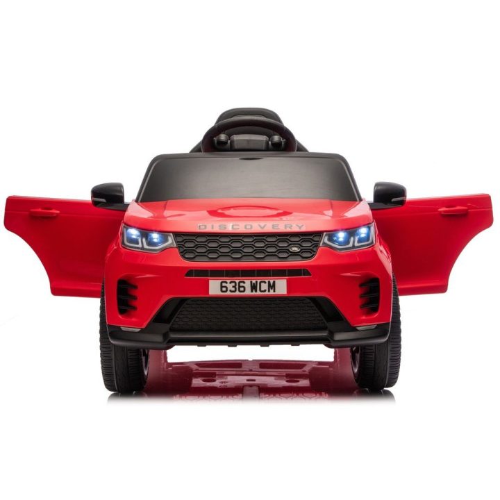 Elektrinis automobilis Land Rover Discovery, raudonas