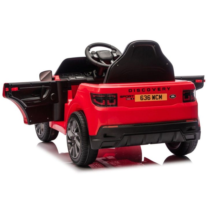 Elektrinis automobilis Land Rover Discovery, raudonas
