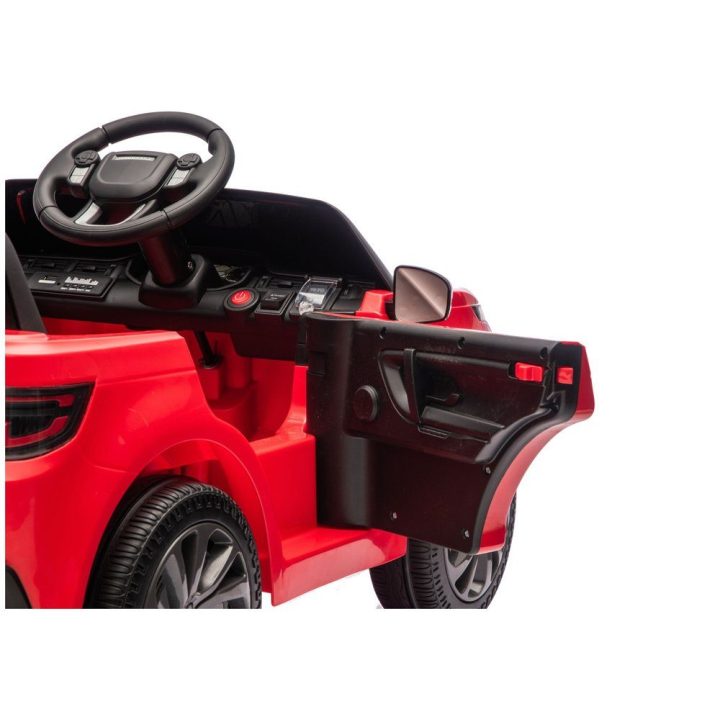 Elektrinis automobilis Land Rover Discovery, raudonas