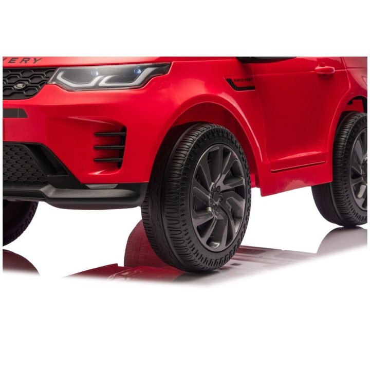 Elektrinis automobilis Land Rover Discovery, raudonas