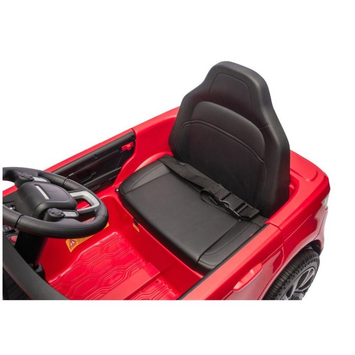 Elektrinis automobilis Land Rover Discovery, raudonas