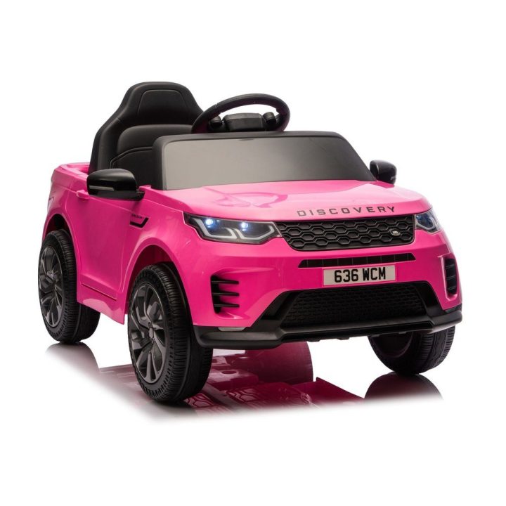 Vaikiškas elektromobilis rožinis Land Rover Discovery