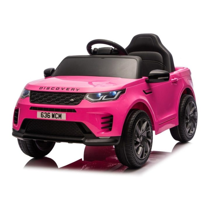 Vaikiškas elektromobilis rožinis Land Rover Discovery