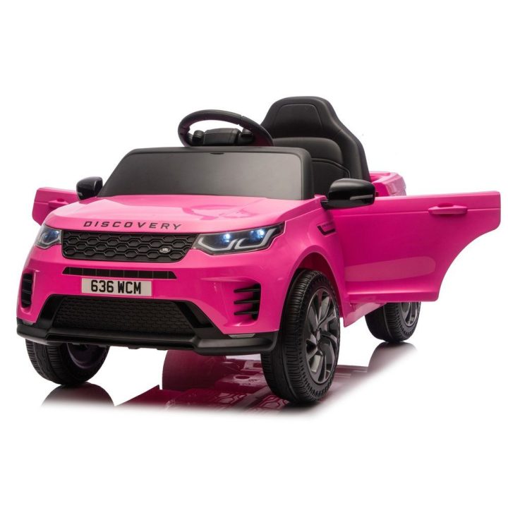 Vaikiškas elektromobilis rožinis Land Rover Discovery