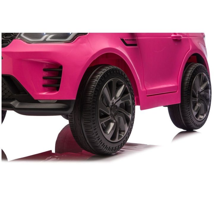 Vaikiškas elektromobilis rožinis Land Rover Discovery